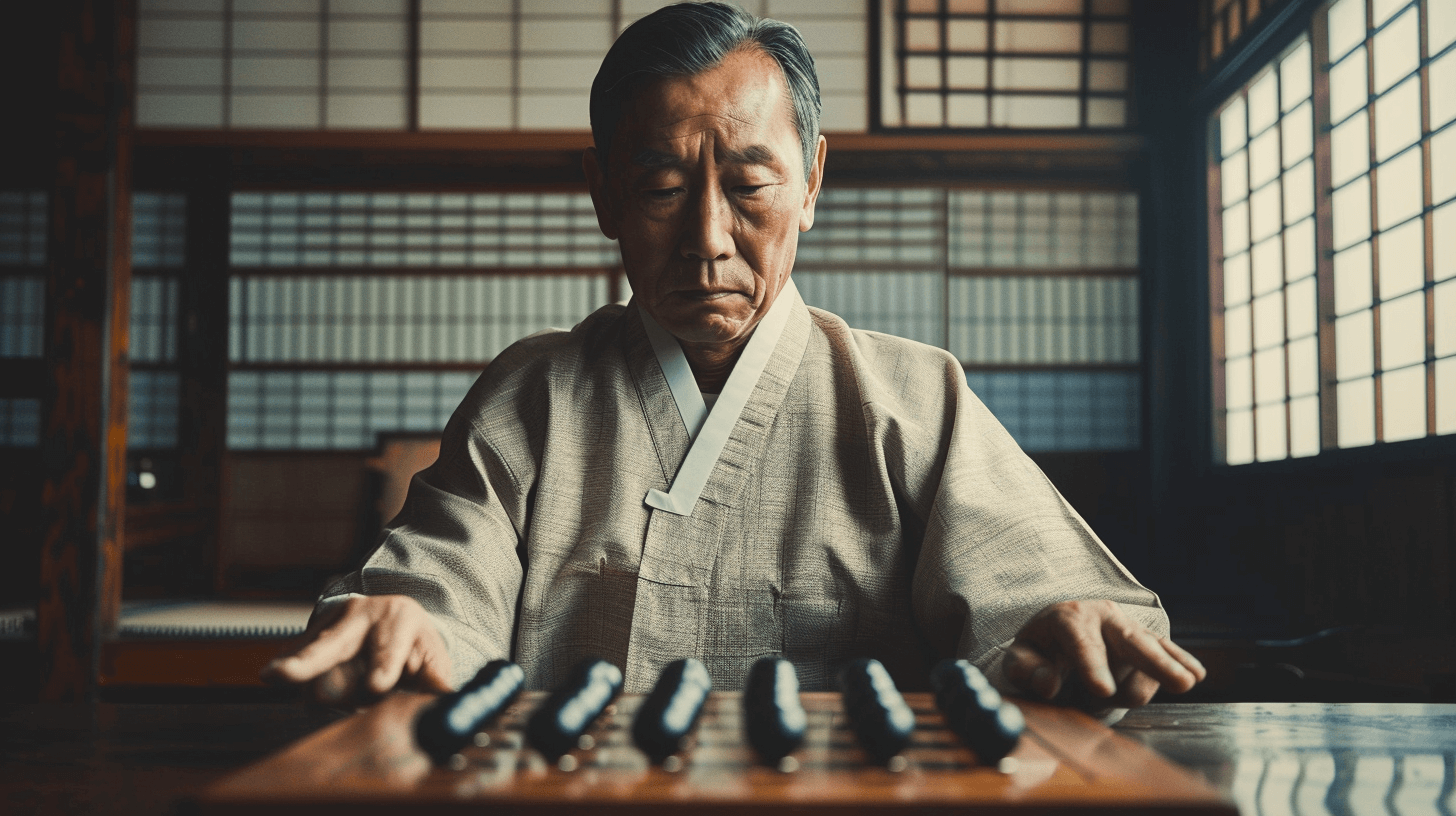 바둑을-두고-있는-남자