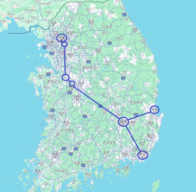 KTX-특송-경부선-노선