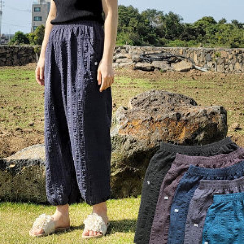 엄마 시원하고 멋스런 인견바지 몸빼바지 할머니 바지