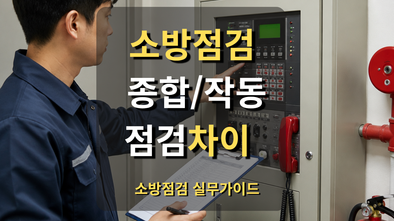 소방작동점검과 종합점검 차이 대표이미지