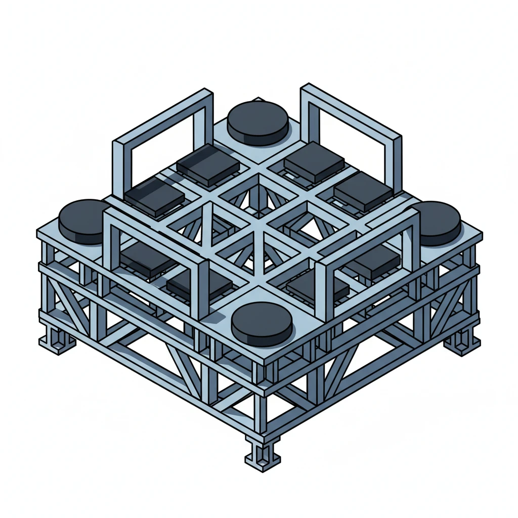 카 바닥 복합 프레임 시스템과 정격 ..