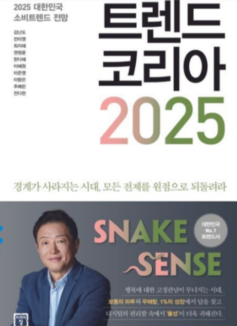 트렌드 코리아 2025 책