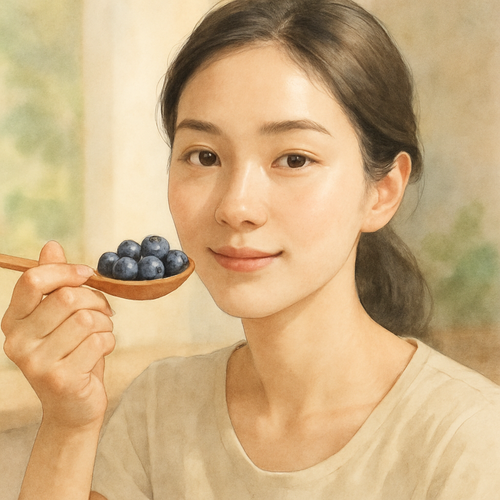 블루베리-한스푼