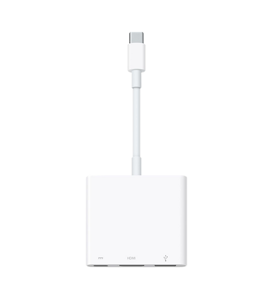 USB-C Digital AV Multiport 어댑터 화이트 색상
