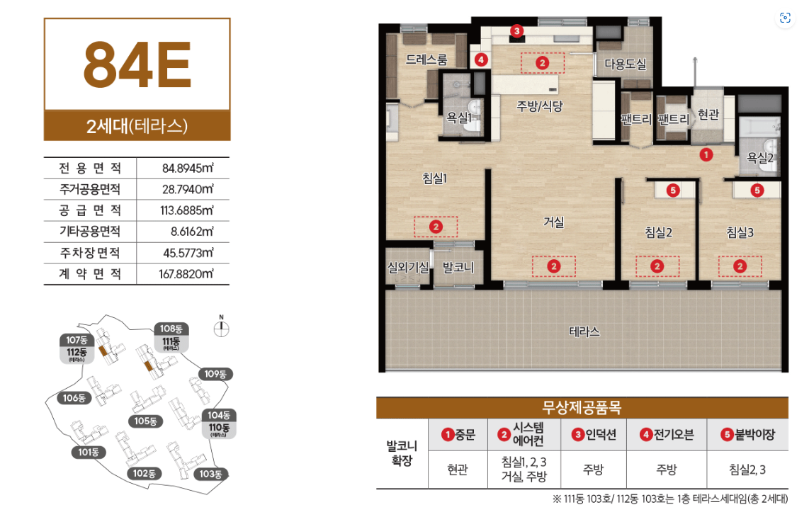 e편한세상 용인역 플랫폼시티 평면도