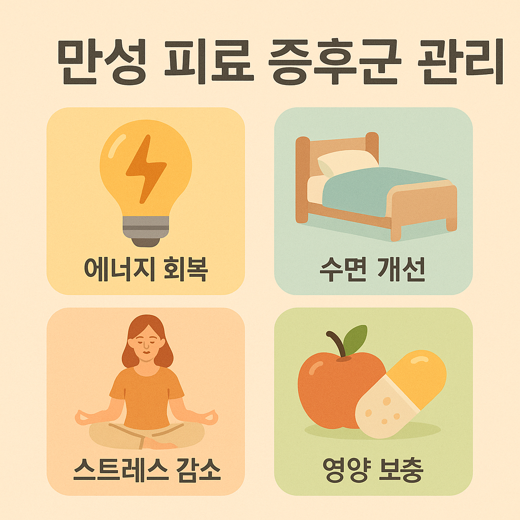 중년 만성 피로 증후군 관리