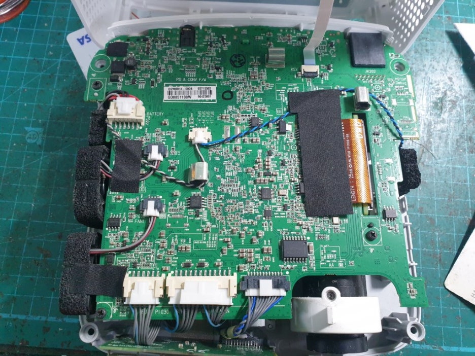 lg빔프로젝터 pf50ka 내부