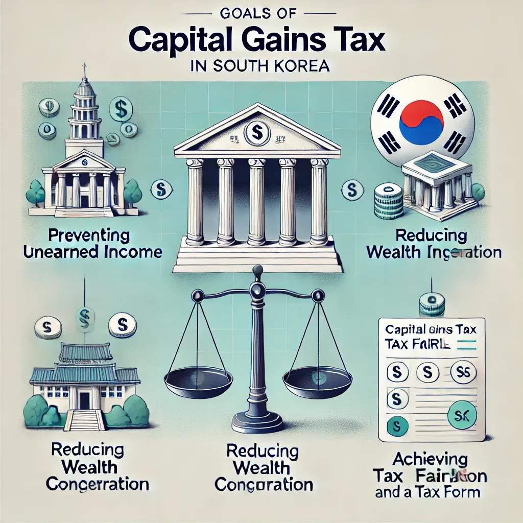 불로소득 억제, 부의 집중 완화, 조세 형평성을 목표로 하는 양도소득세 타이틀 태그: 양도소득세의 목적과 사회적 역할 설명