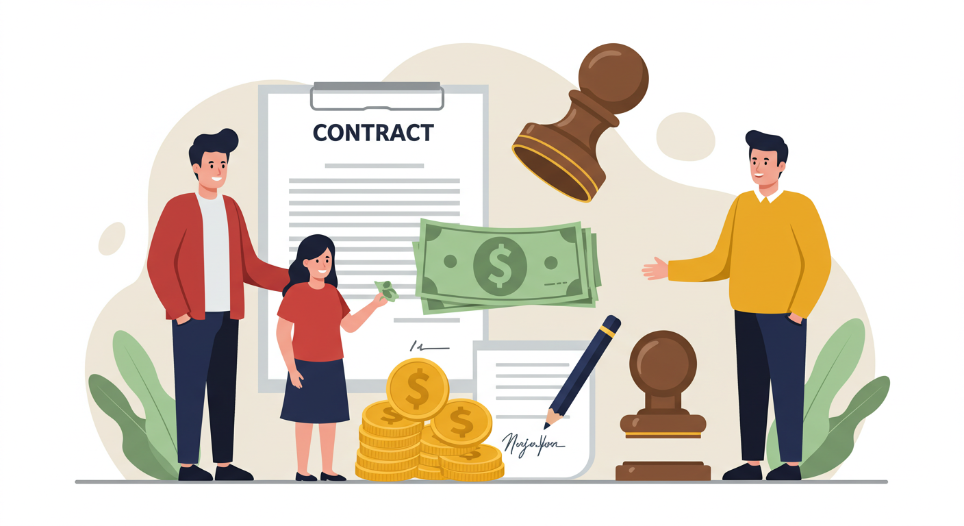 가족간 금전거래, 차용증, 공증 절차