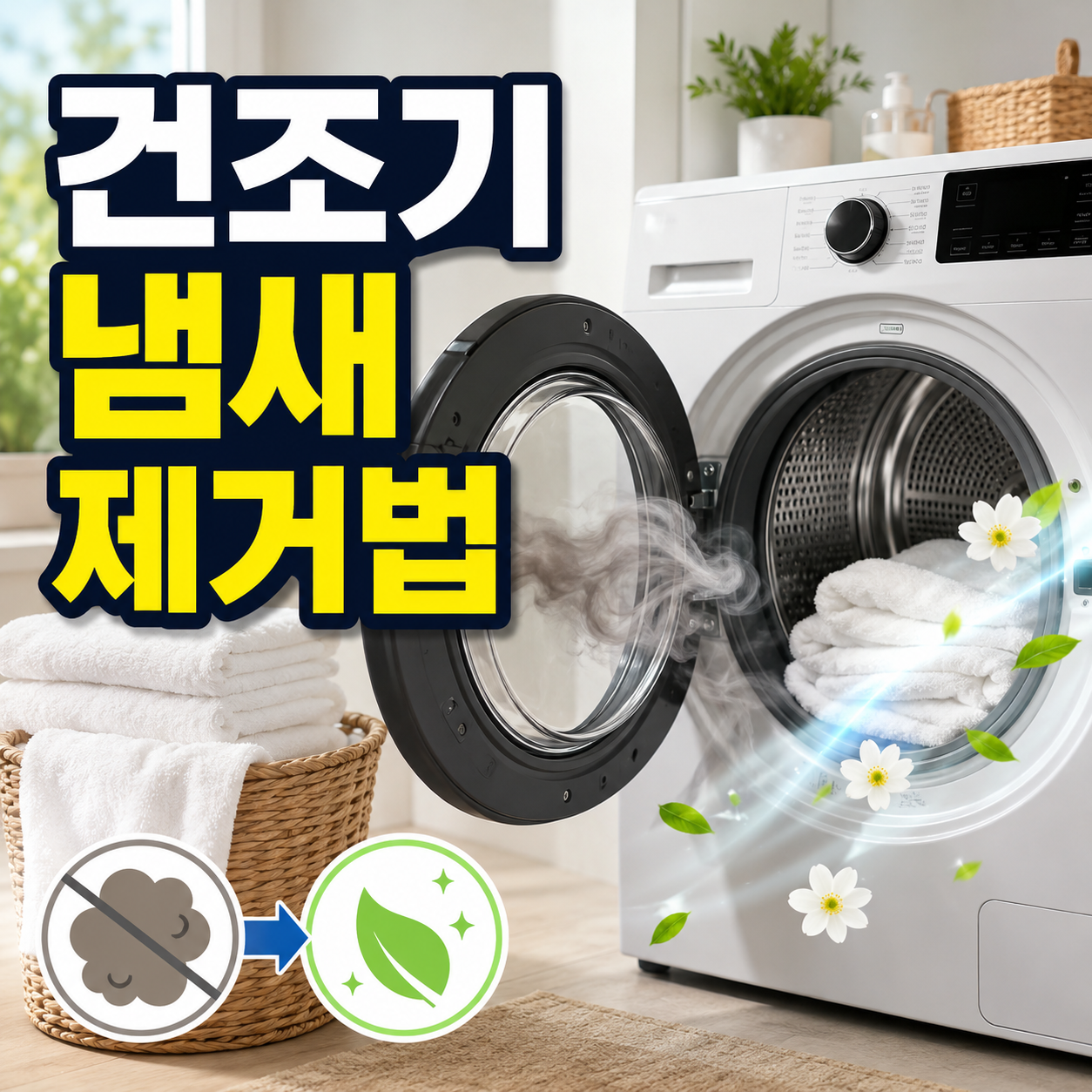 건조기 냄새 제거