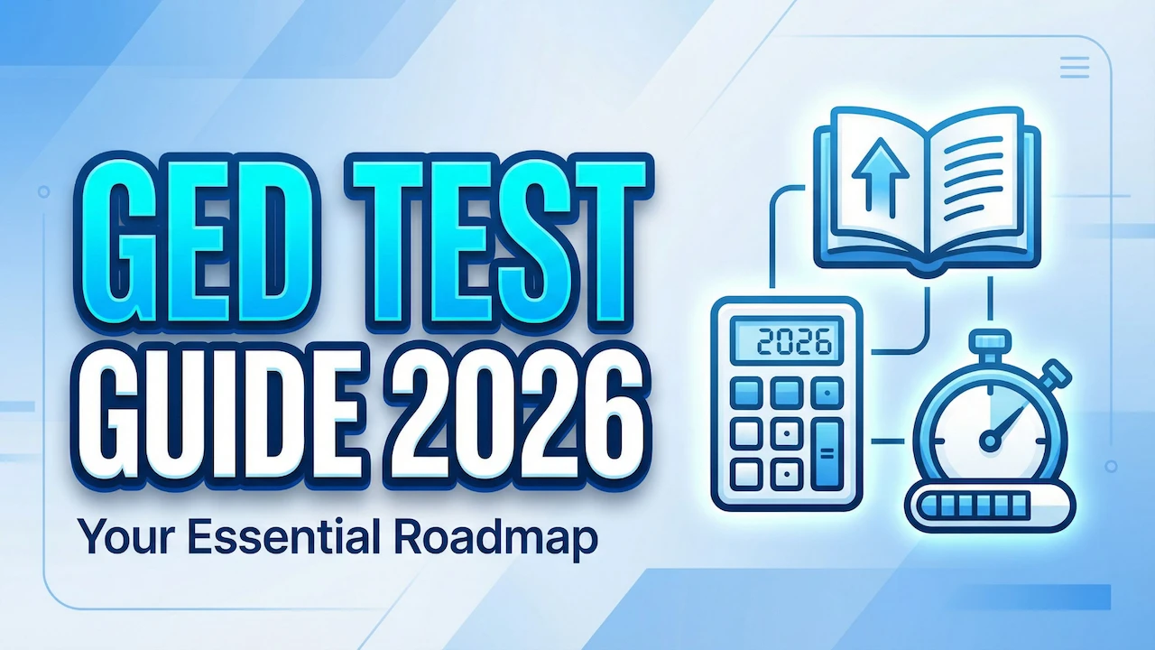 GED 시험 과목·점수·준비기간을 한눈에 정리한 대표 이미지
