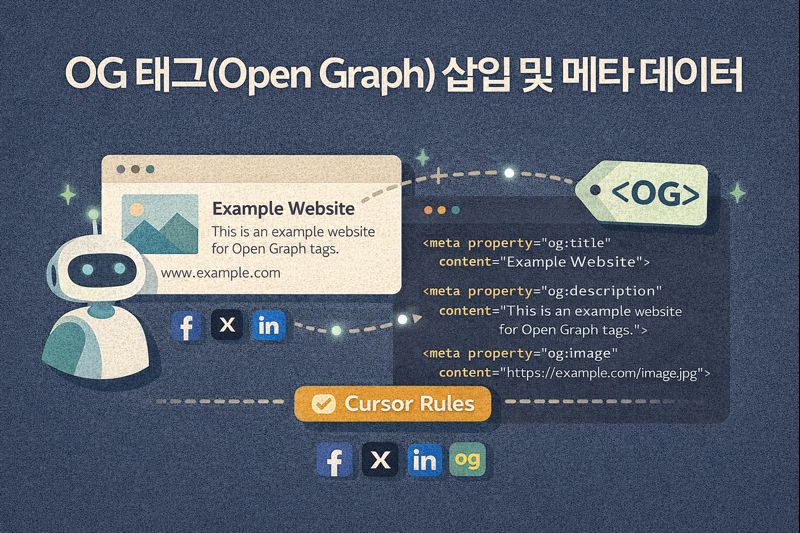 OG 태그(Open Graph) 삽입 및 메타 데이터 관련 이미지