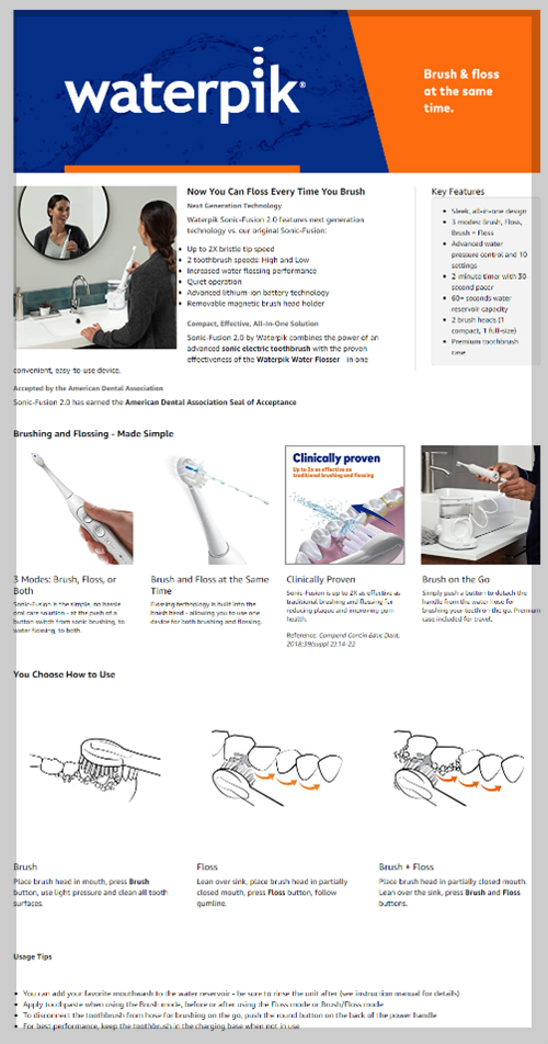 Branded Listing Example