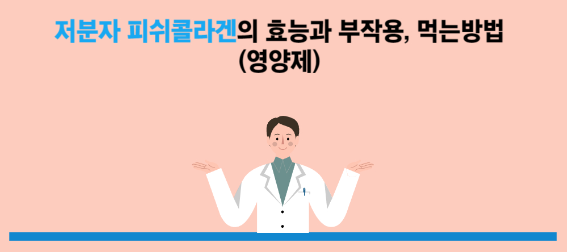 저분자-피쉬콜라겐의-효능과-부작용