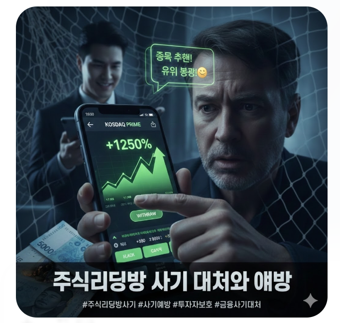 주식리딩사기방 주의