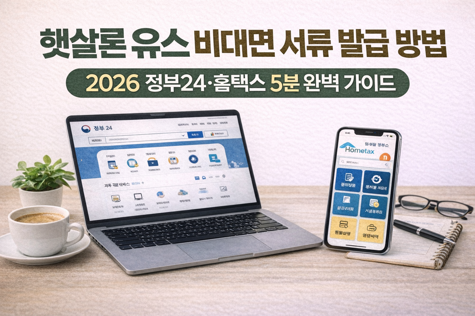 햇살론 유스 비대면 서류 발급 방법