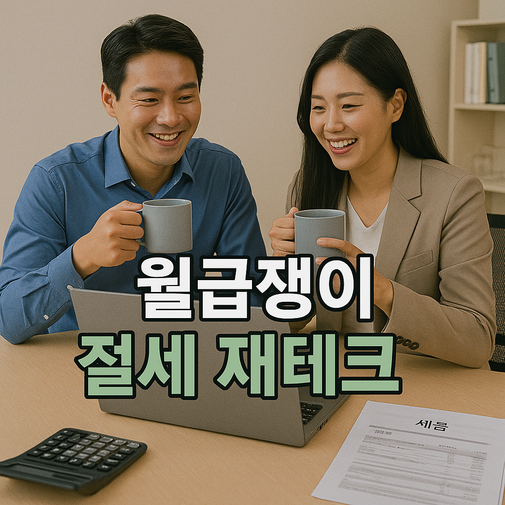 절세 재테크를 논의하는 직장인
