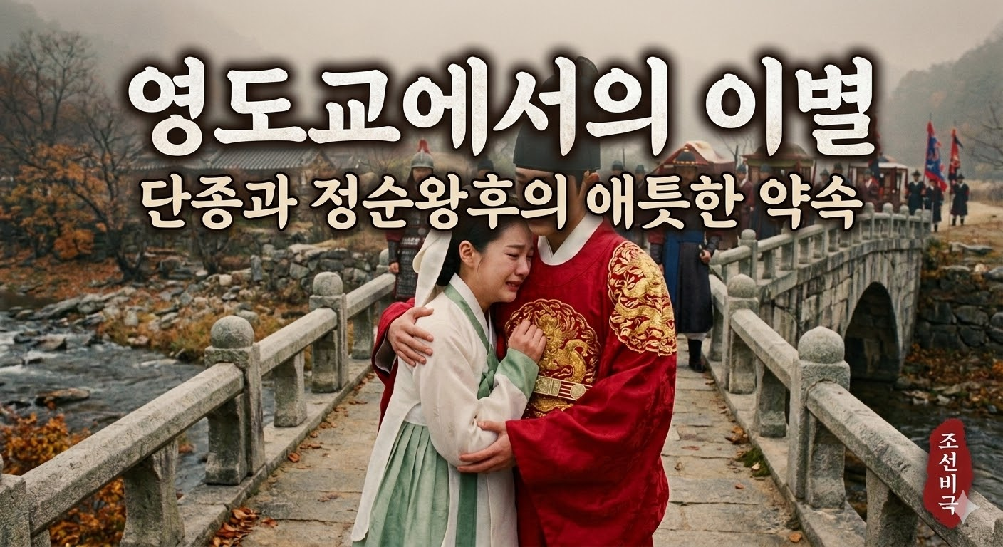 영도교에서 이별하는 단종과 정순왕후