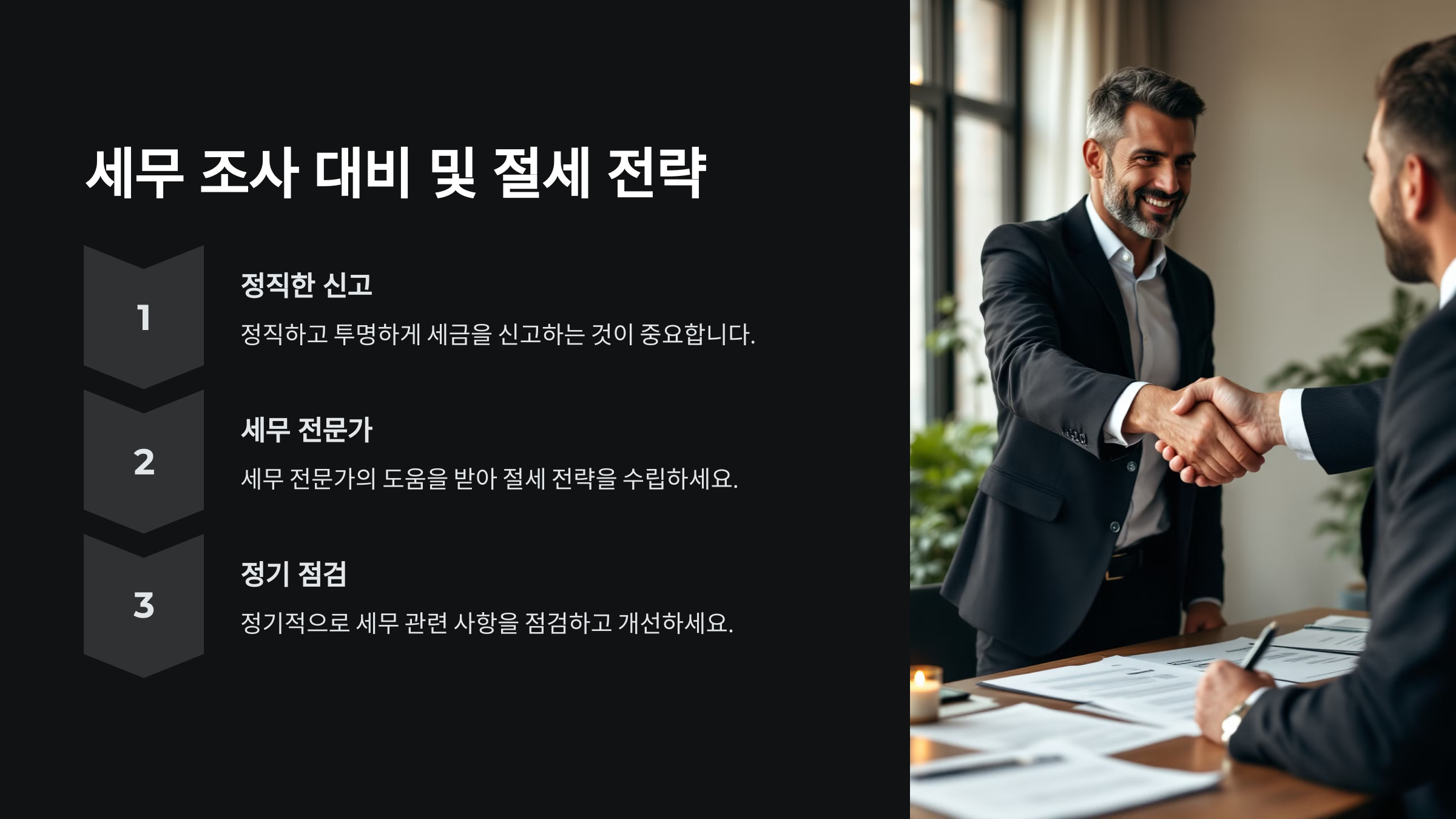 세무 조사 대비 및 절세 전략