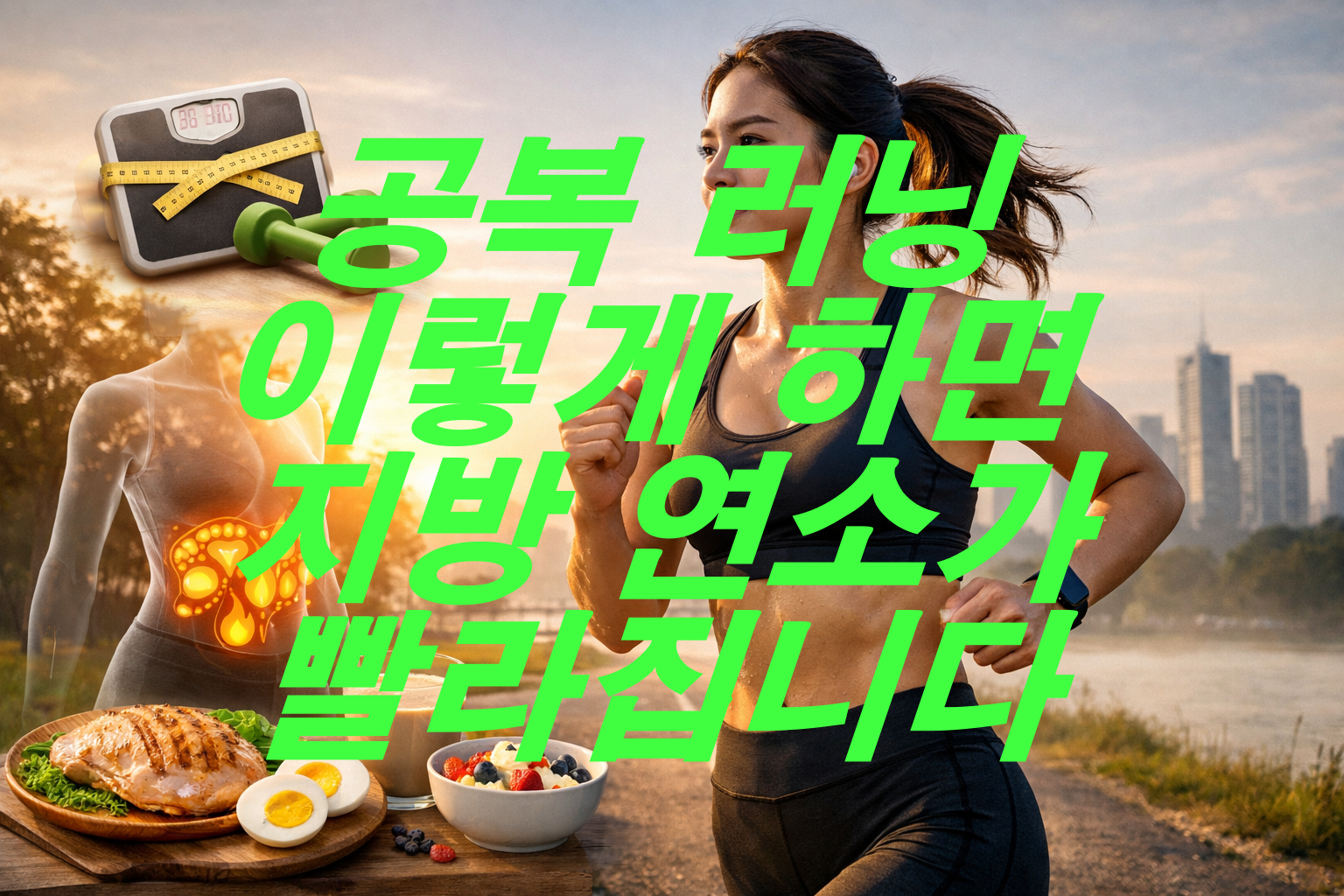 공복 러닝 이렇게 하면 지방 연소가 빨라집니다