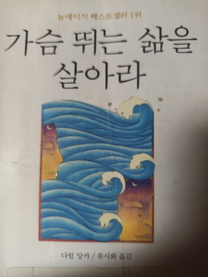 다릴 앙카 가슴 뛰는 삶을 살아라 책 표지 사진