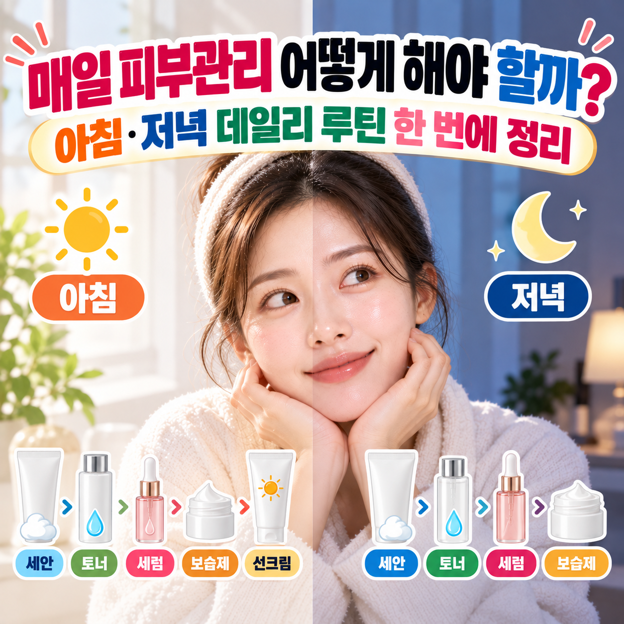 아침&middot;저녁 데일리 루틴 한 번에 정리