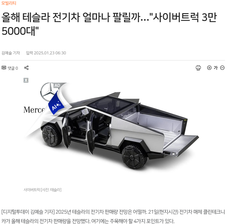 테슬라 배당금