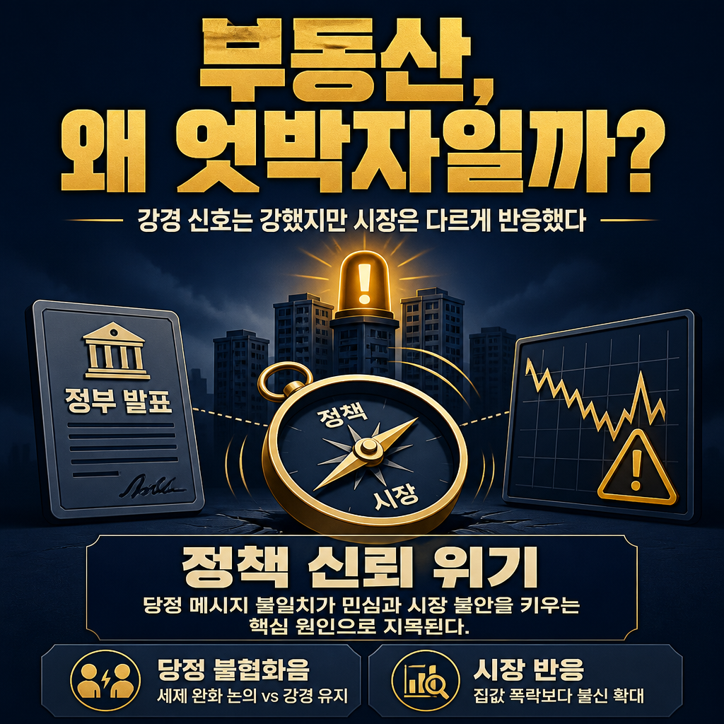 부동산, 왜 엇박자일까?