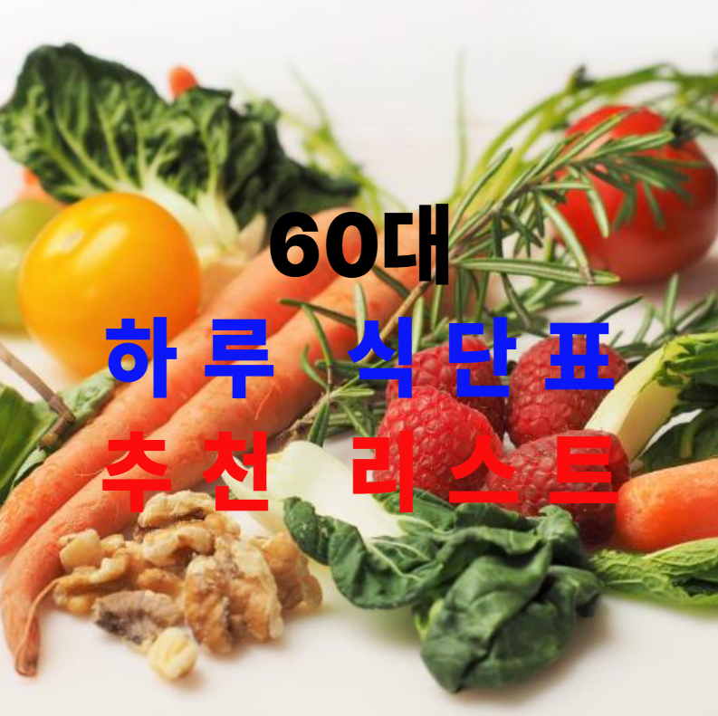 60대식단,하루식단표,노년건강,어르신영양관리,식습관개선,건강식단표,중년식단,고령자식사,단백질섭취,균형잡힌식사