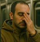 도망치듯 눈을 감는다