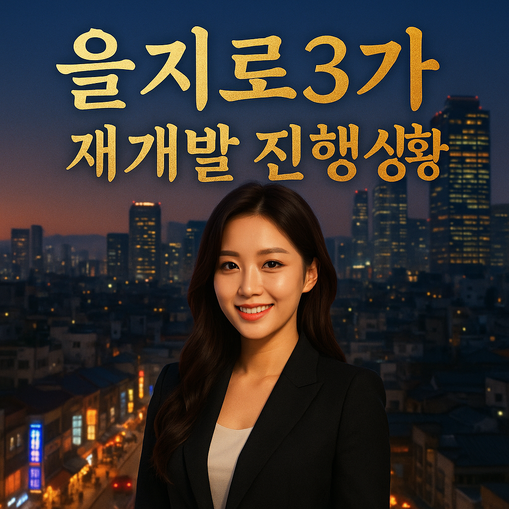 중구 을지로3가 재개발 진행상황 총정리 2025년