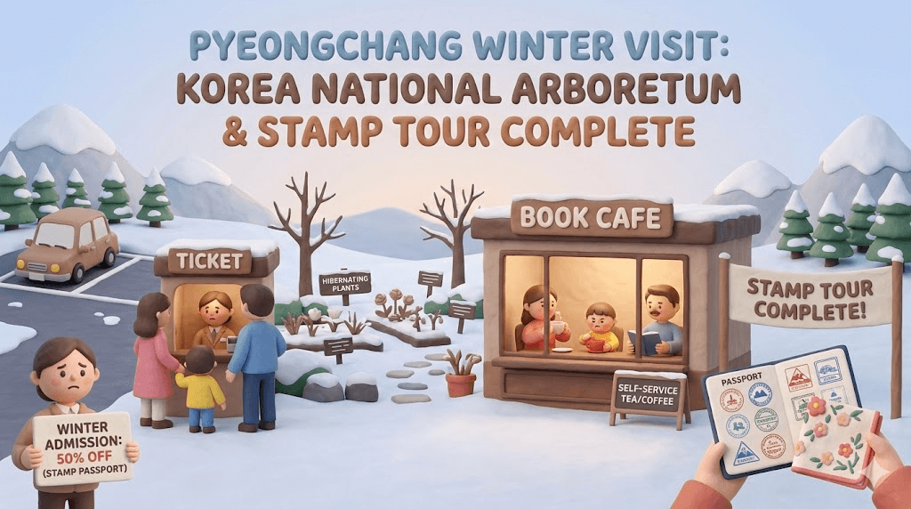 스탬프 투어의 마무리 : 국립한국자생식물원