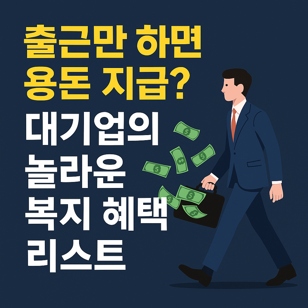 대기업의 놀라운 복지