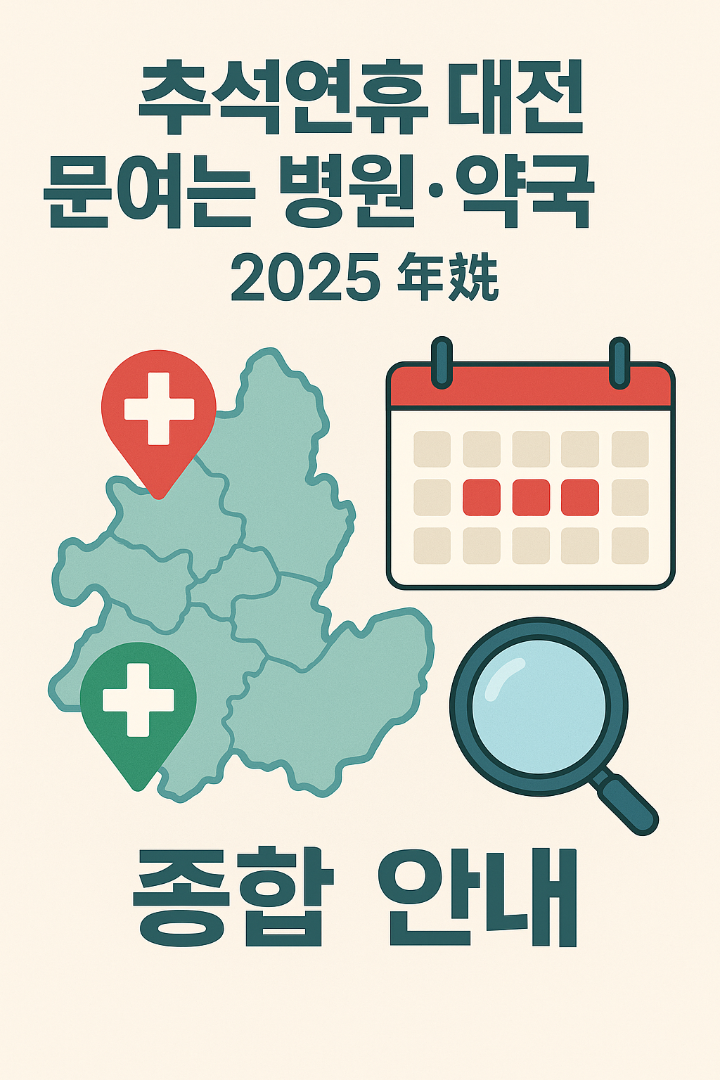 추석연휴 대전 문여는 병원·약국 ❘ 2025년 종합 안내