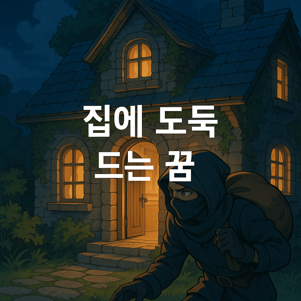 집에 도둑 드는 꿈 해몽