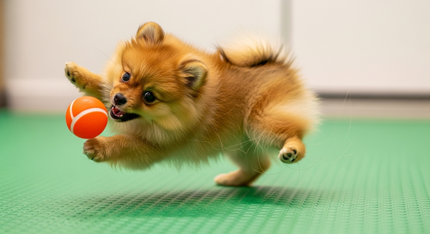 사자 갈기 같은 풍성한 이중모와 곰돌이컷
