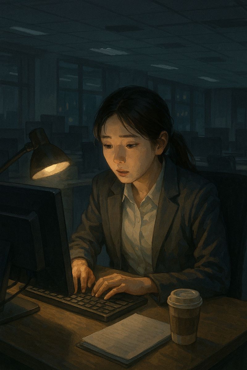 야근하는 꿈 해몽 – 과로의 무의식 반영