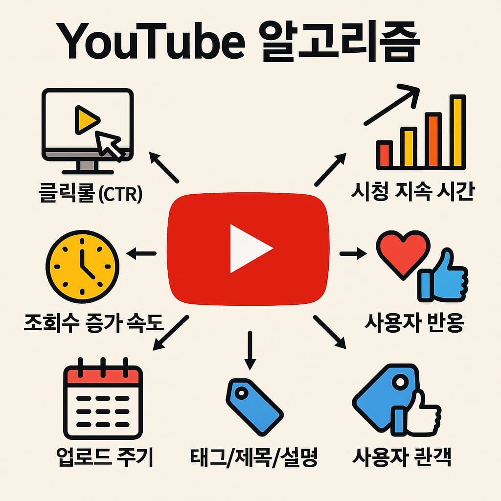 유튜브 최적화 알고리즘 - 시청이력 SEO 노출 잘되는 방법