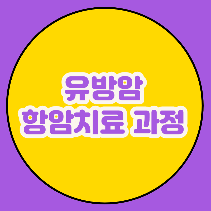 유방암 항암치료 과정