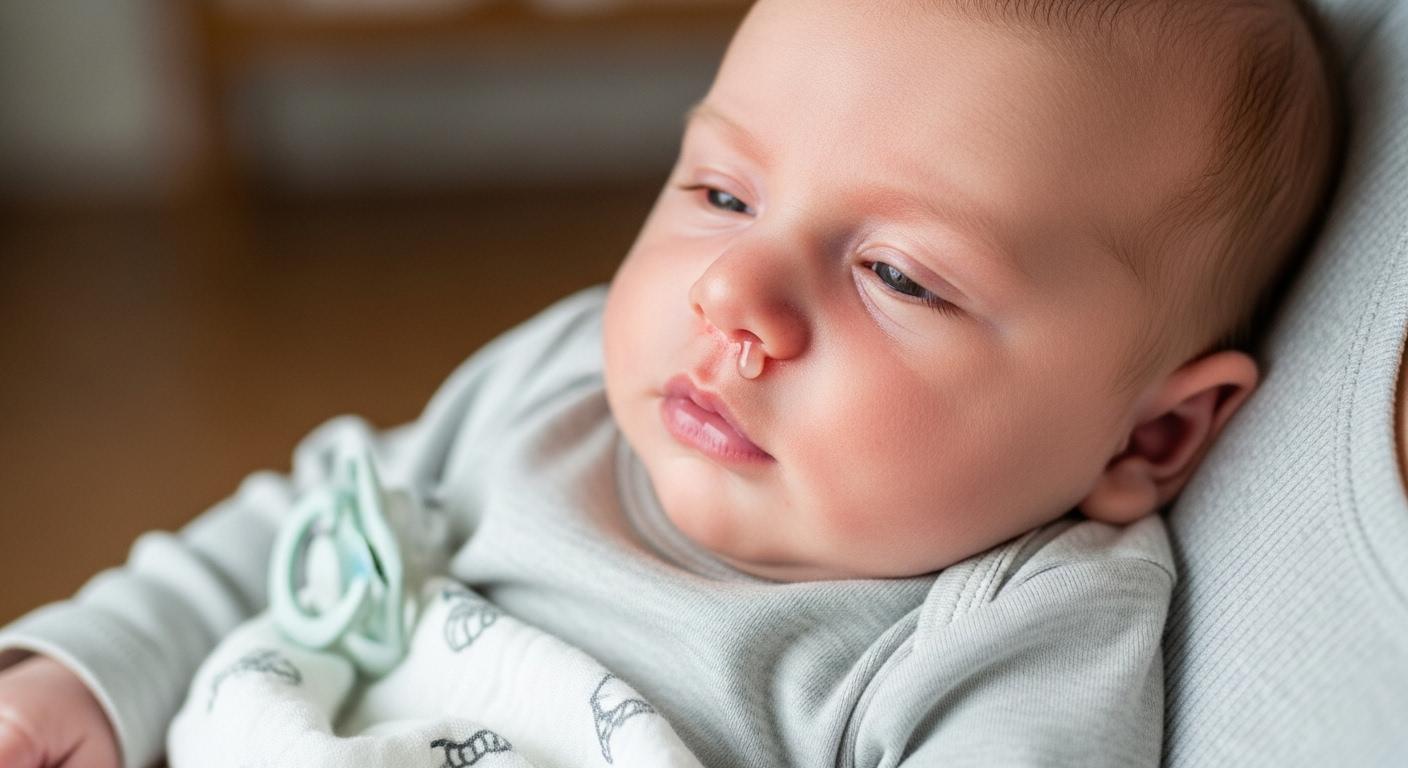 아기 독감 증상 콧물