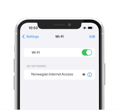 노르웨이 항공 기내 와이파이