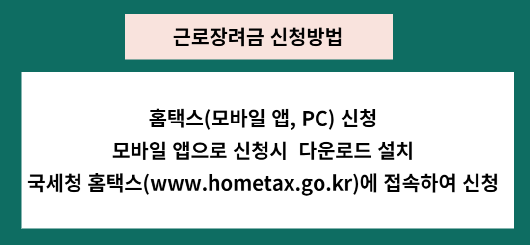 근로장려금 신청