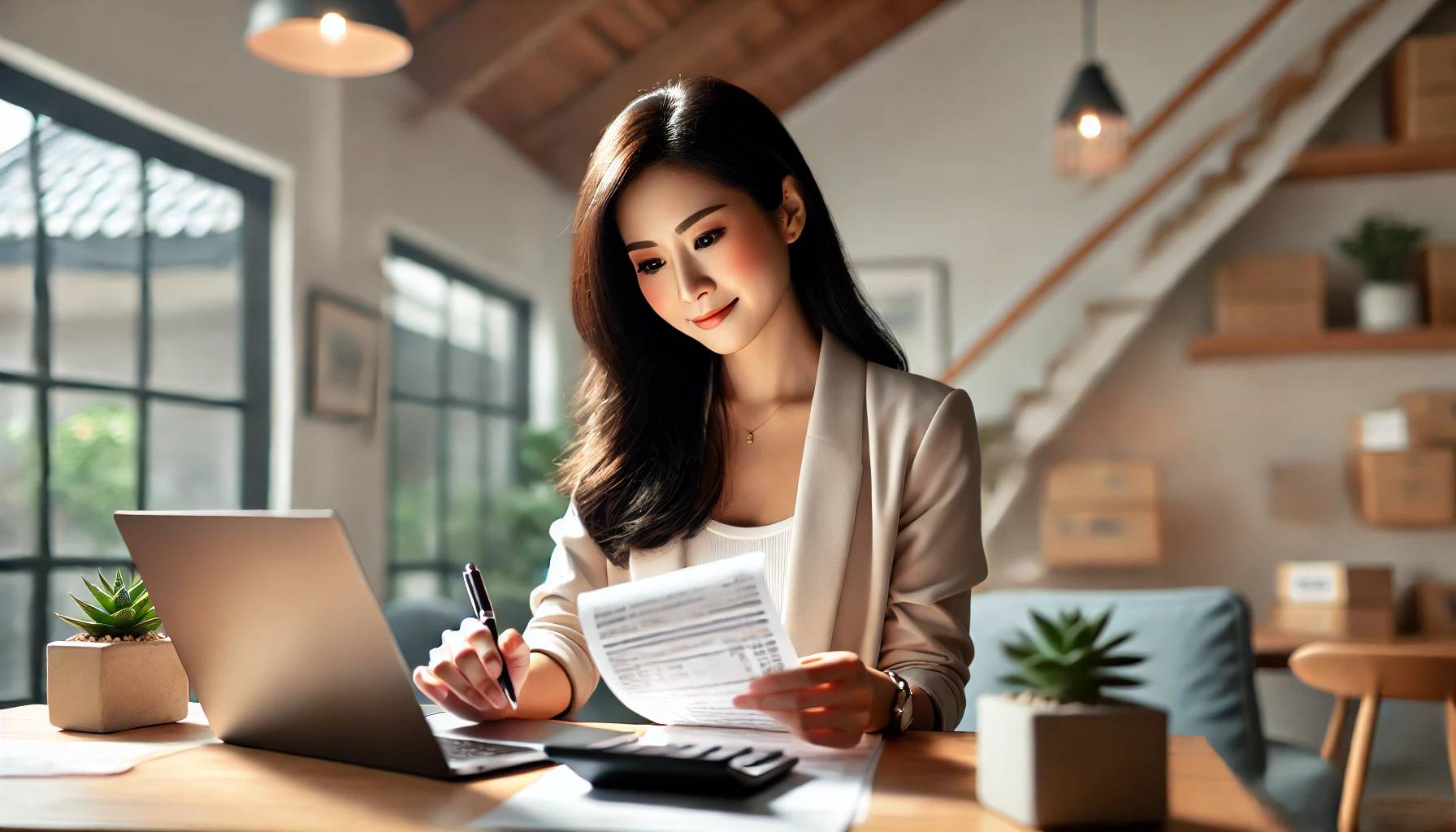 연말정산 환급 방법 확인하는 사람