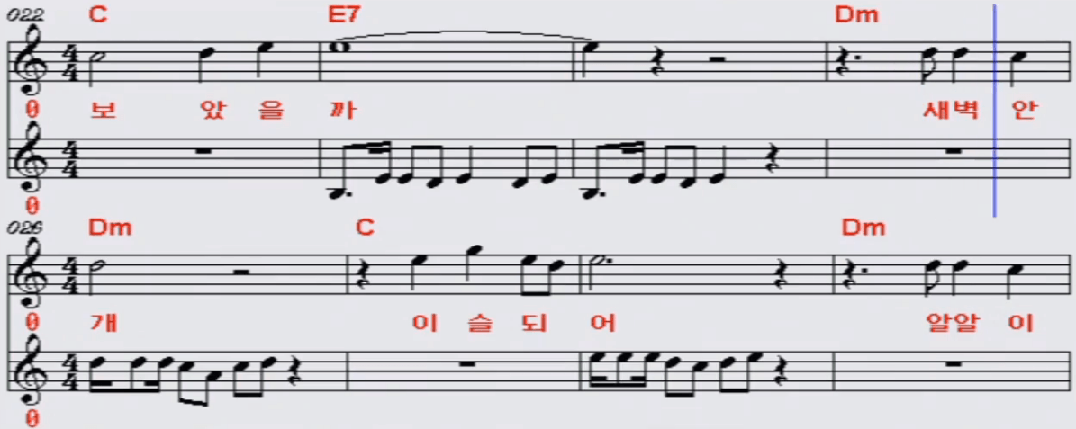 김용임 - 사랑님 악보