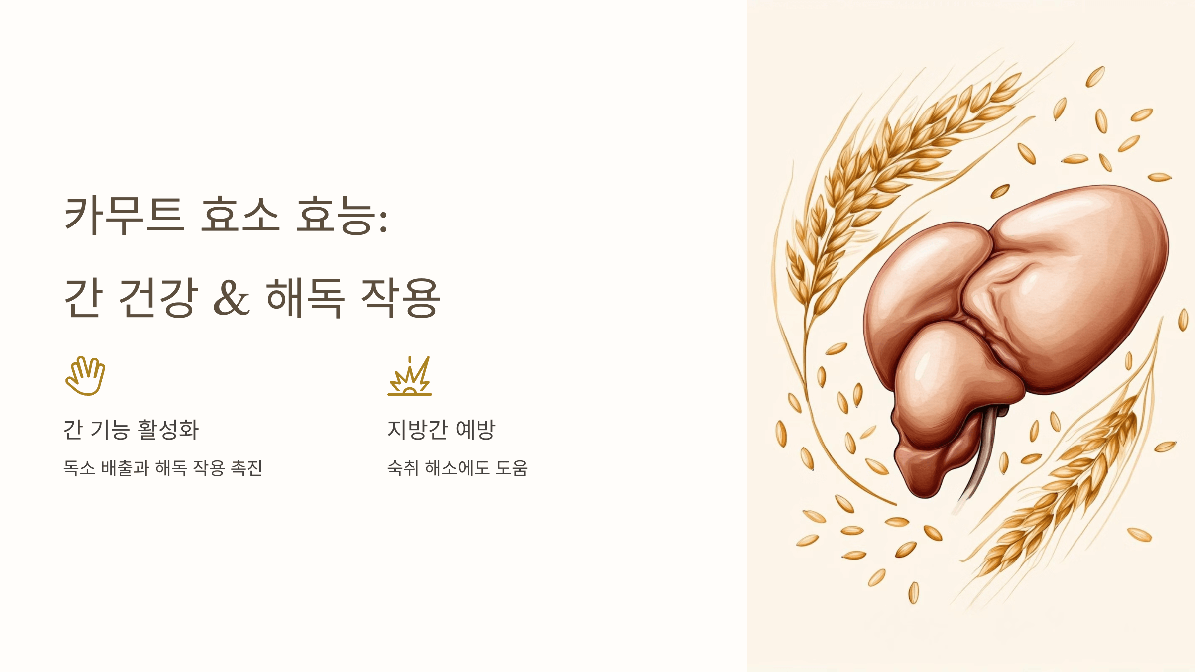 카무트 효소와 관련된 사진입니다.