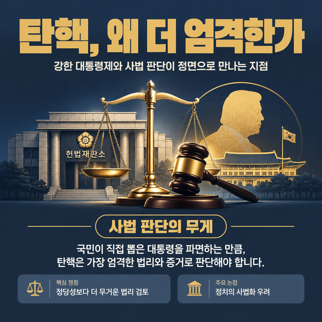 탄핵, 왜 더 엄격한가