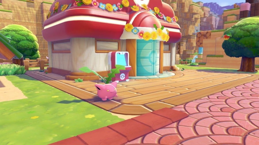 포켓몬 센터 외부 통통코 이벤트 화면