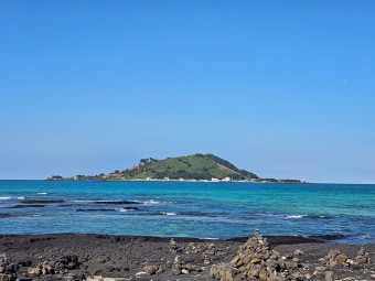 제주도의 바다와 섬