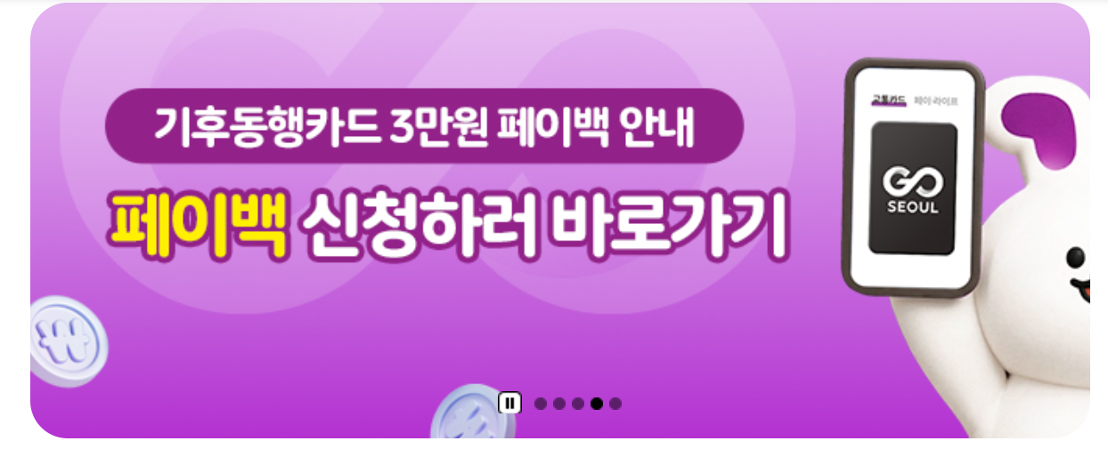 기후동행카드 환급