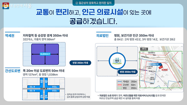 어르신 안심주택 편리한 입지